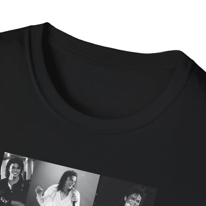 Michael Jackson Collage Shirt Vintage King Of Pop Tee Retro Music Graphic T Shirt 80s Pop Icon Fan Gift MJ Aesthetic Streetwear Tee