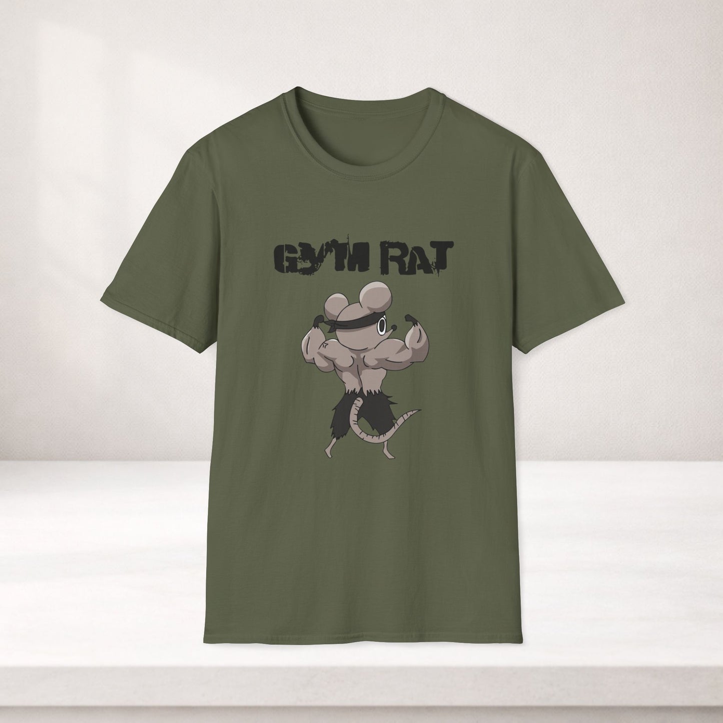 Gym Rat Shirt Funny Workout Shirt Gym Lover Tee Fitness Motivation Shirt Bodybuilding Shirt Gym Humor Tee Gift for Gym Lover Gym Rat T-Shirt