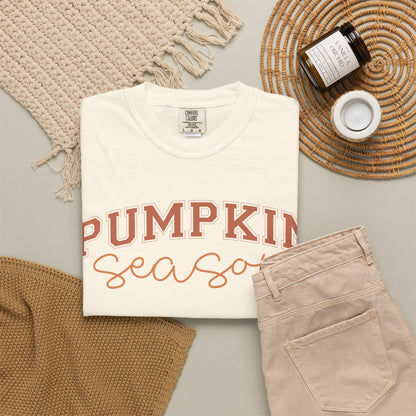 Comfortable unisex Pumpkin Season Shirt, Fall Aesthetic Tee, Pumpkin Patch Outfit, Cozy Autumn Shirt, Cute Fall Festival